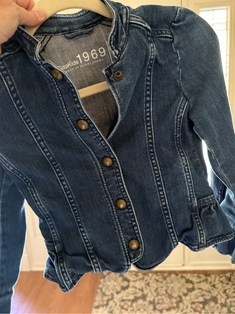 Y2K GAP Kids 1969 Dark Wash Denim Jacket